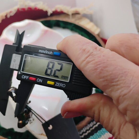 Charles Albert Green Dichroic Art Glass Frog Pendant in Sterling Silver 1 3/4" - Picture 7 of 8